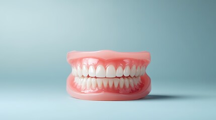 Obraz premium Intriguing pink chewing gum with a missing piece, closeup examination of texture and form