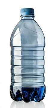 Isolated Plastic Soda Bottle: Litre of Cola Drink on White Background