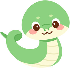 Cute Year of the Snake Picture