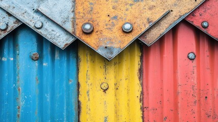 Multicolored galvanized steel roofing corners and skates for durable corner and joint protection in construction and home improvement projects