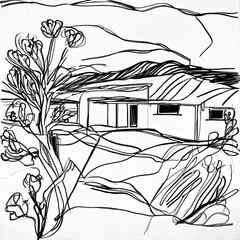 house in the woods