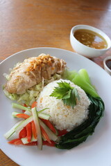 chicken hainan chinese authentic tradisional food