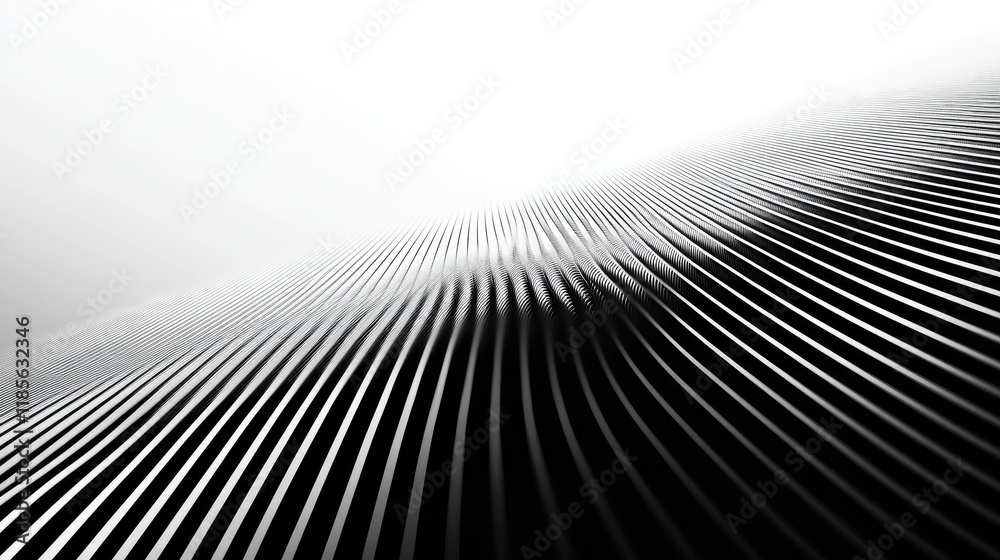 Poster a clean and minimalistic graphic of diagonal lines in a gradient effect, creating a sense of movemen