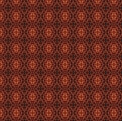 The Deep Red Pattern. Symmetrical Gradient Composition Highlighting Artistic Repetition and Layered