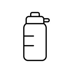 Bottle icon Vector logo outline