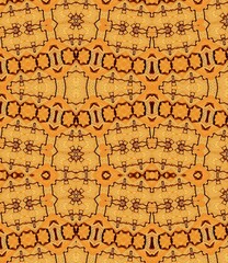 Stylized Whisper Brown Pattern. Vibrant Abstract Artwork Highlighting Repetitive Patterns and Dynam