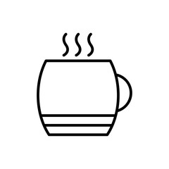Obraz premium Mug icon Vector logo outline