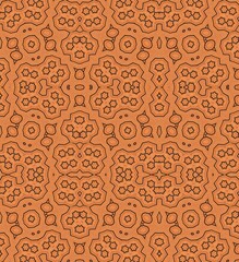 The Light Clay Pattern. Vibrant Abstract Pattern Showcasing Repeating Shapes and Smooth Gradient Bl