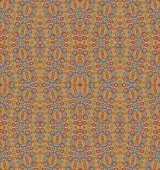 A Gentle Tan Pattern. Repeating Geometric Pattern Showcasing Layered Symmetry and Smooth Color Blen