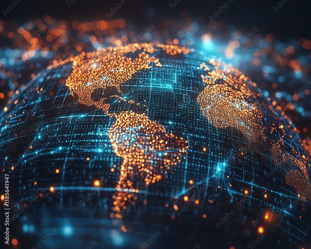 Poster A dynamic concept of global communication network
