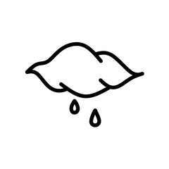 Rainy weather icon