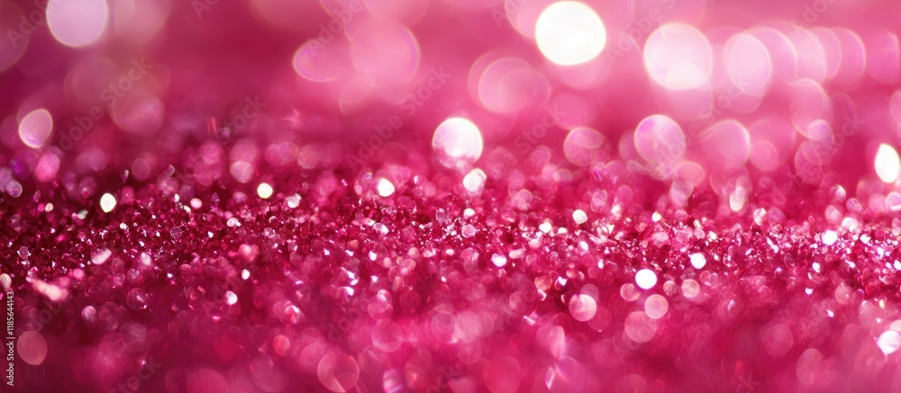 Aufkleber abstract pink bokeh light background with soft focus and glittering effect ideal for text overlays a