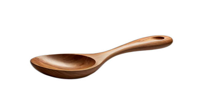 A wooden spoon is a simple yet timeless kitchen tool, cherished for both its practicality and natural beauty. Crafted from various types of wood such as maple, beech, or cherry, the spoon typically fe