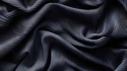 Fototapeta premium Elegant textured fabric with deep pleats for background use in design projects and professional presentations