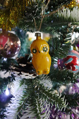 New Year's decor, Christmas tree decorations, old Soviet Christmas tree toys