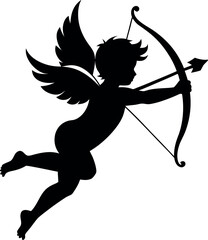 Fototapeta premium cupid with bow and arrow