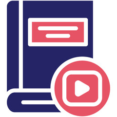 Play vector icon illustration of Literature iconset.