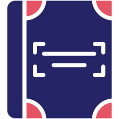 Cover vector icon illustration of Literature iconset.