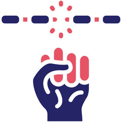 Freedom vector icon illustration of Protesting and Civil Disobedience iconset.