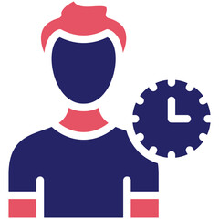 Alone Time vector icon illustration of Vacation Planning iconset.