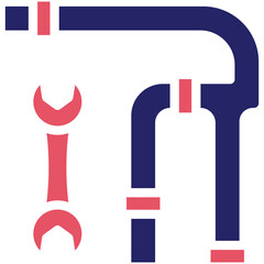 Plumbing vector icon illustration of Home Improvements iconset.