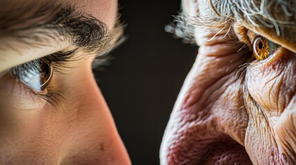 Naklejka premium Family Dynamics: The shifting and sometimes challenging interactions between family members, including sibling rivalry and generational disagreements that create tension. 