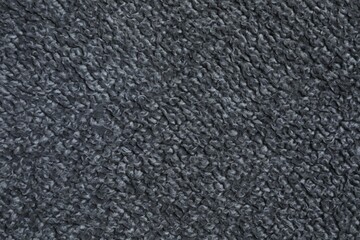 Gray fabric background, close up view