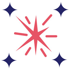Sparkle vector icon illustration of Party and Celebration iconset.