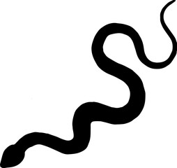 black snake illustration
