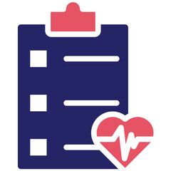 Diagnosis vector icon illustration of Pharmacy iconset.