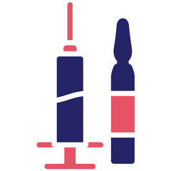 Ampoule vector icon illustration of Pharmacy iconset.