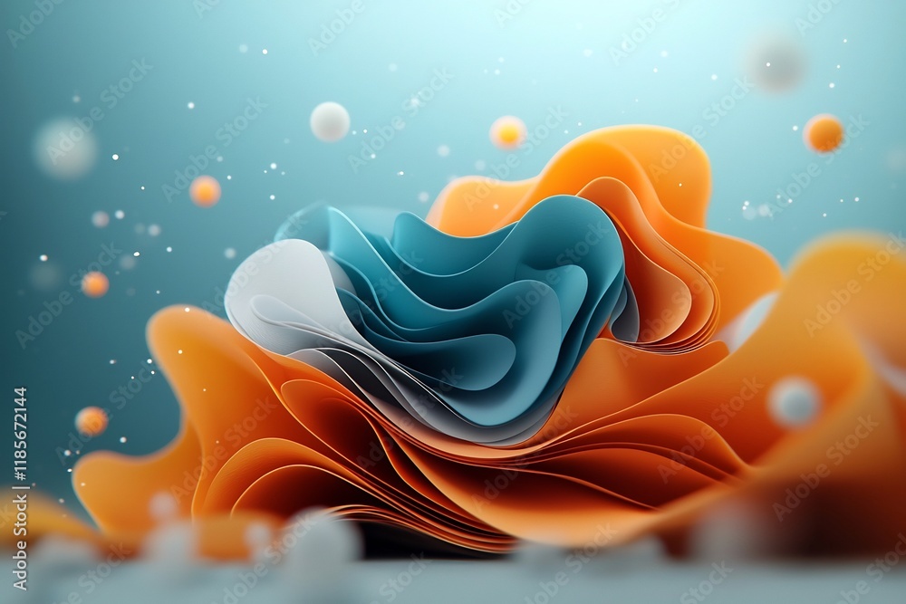 Poster mesmerizing abstract composition featuring undulating prismatic structures pulsing with kaleidoscopi