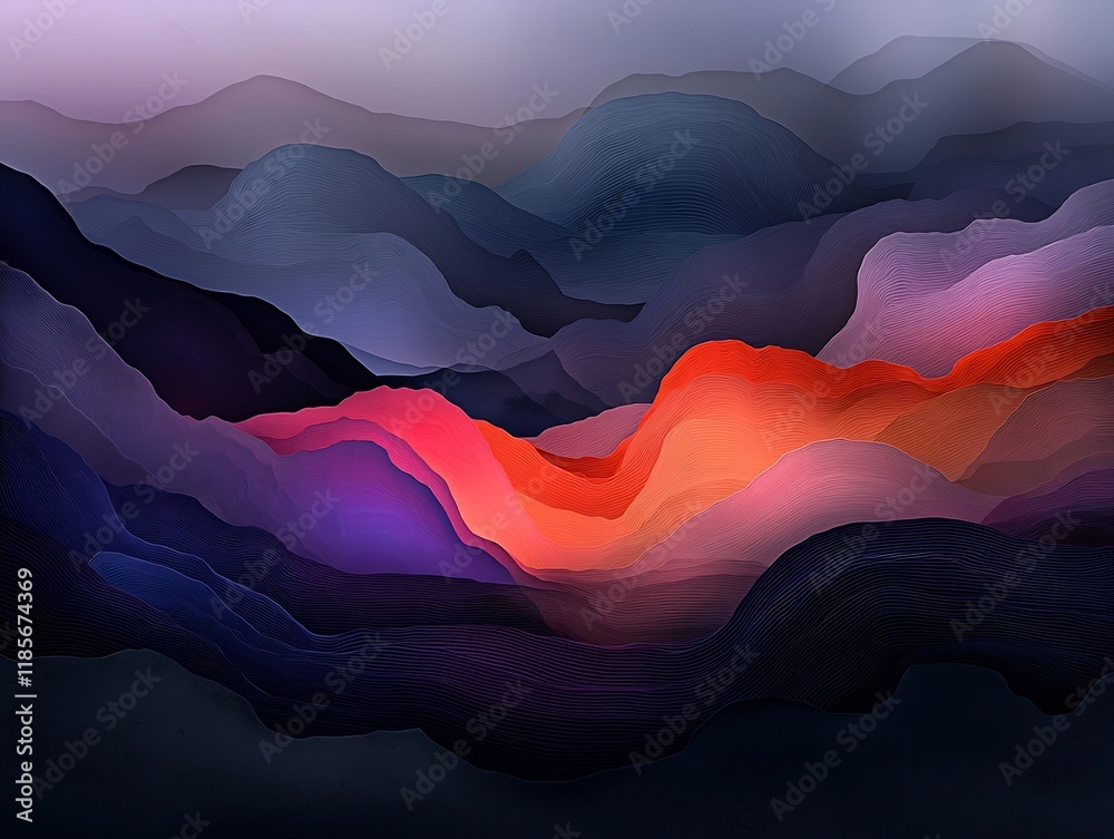 Poster captivating fluid data map of atmospheric rainfall patterns intricate undulating topographies shimme