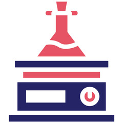 Stirrer vector icon illustration of Lab iconset.