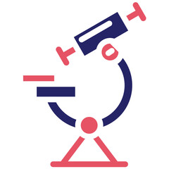 Microscope vector icon illustration of Lab iconset.