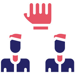 Unity vector icon illustration of Friendship iconset.