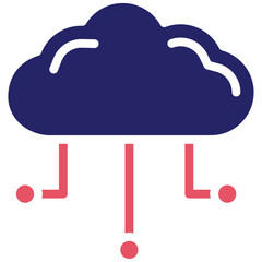 Network Congestion vector icon illustration of Networking iconset.