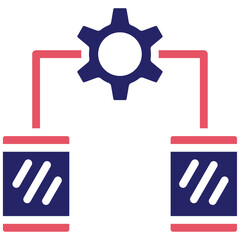 Network Optimization vector icon illustration of Networking iconset.