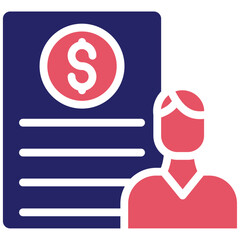 Accountability vector icon illustration of Leadership iconset.