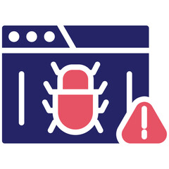 Bug Reporting vector icon illustration of Quality Assurance iconset.