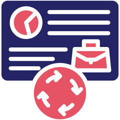 Refresher Training vector icon illustration of Business Training iconset.