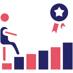 Motivation vector icon illustration of Business Training iconset.