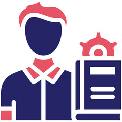 Learning vector icon illustration of Business Training iconset.