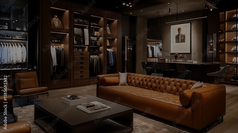 Wall mural design a luxury brand marketing website with a mocha color scheme include easy-to-navigate call-to-a