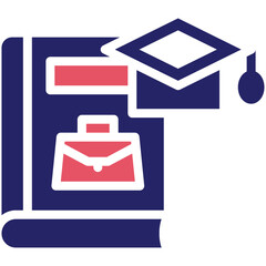 Course vector icon illustration of Business Training iconset.