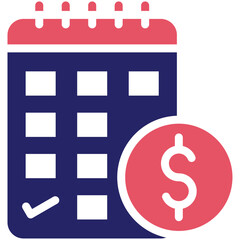 Short Term Task vector icon illustration of Gig Economy iconset.