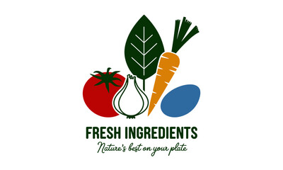 Fresh Food vector icon clipart