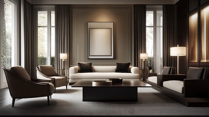 Build a refined marketing website using a mocha color palette for a luxury lifestyle brand Emphasize interactive call-to-action buttons and feature testimonials that reflect the premium and inviting