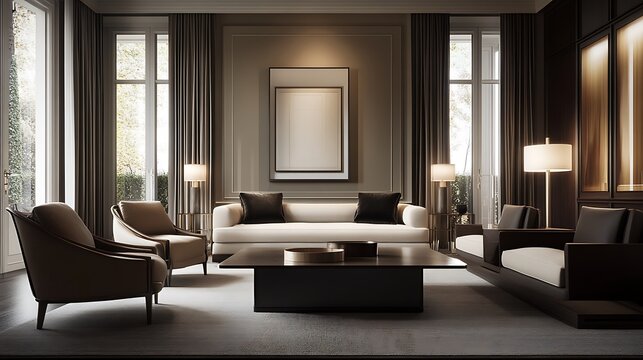 Build a refined marketing website using a mocha color palette for a luxury lifestyle brand Emphasize interactive call-to-action buttons and feature testimonials that reflect the premium and inviting