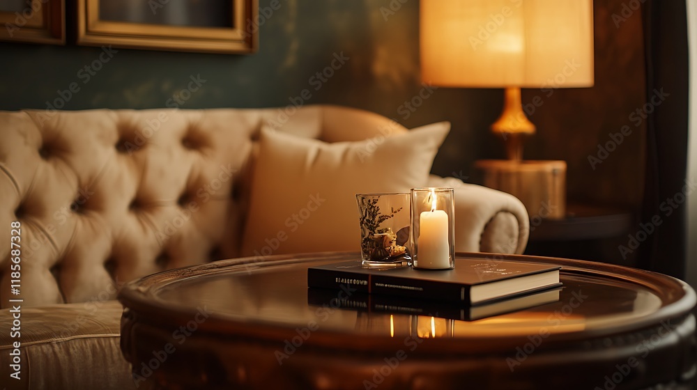 Wall mural design an elegant lifestyle brand website using a luxurious mocha color theme focus on distinct call